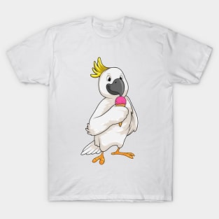 Parrot with Waffle ice cream T-Shirt